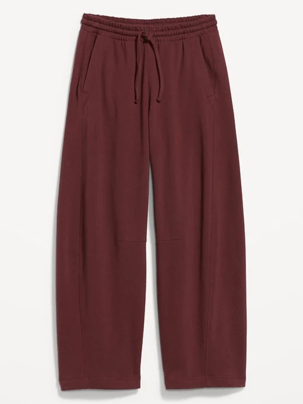 Old Navy High Waisted SoComfy Wide Leg Sweatpants Women M Mauve Brown